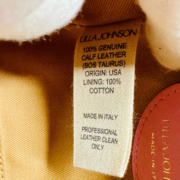 NEW! Ulla Johnson Rosebloom Pink Leather Imogen Small Soft Convertible Crossbody - Picture 14 of 15